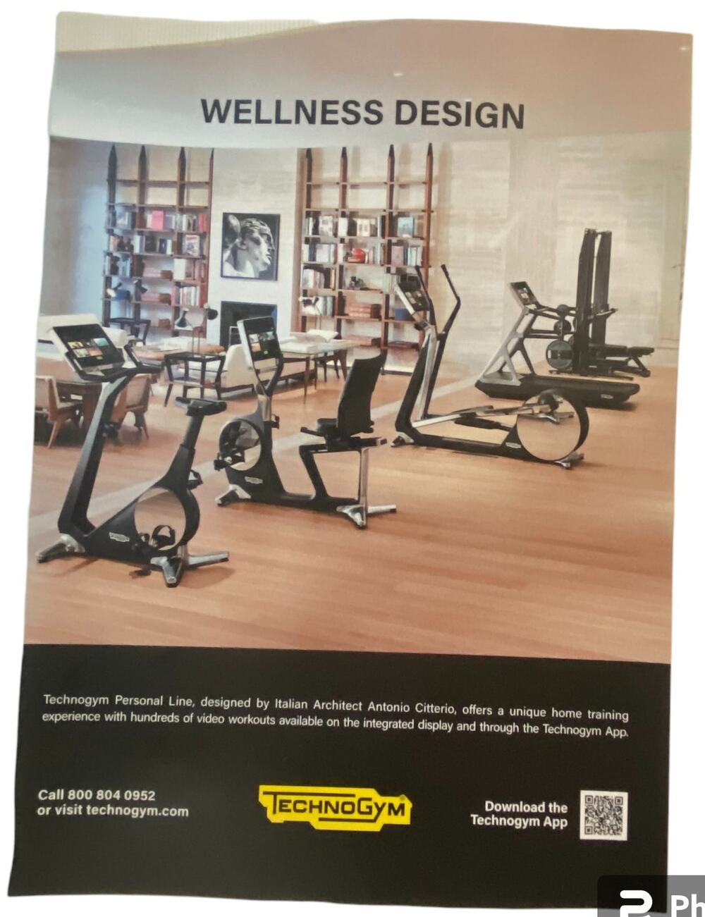 Technogym and Dexelance Lighting Print Ad Campaign Spring 2024 8x10 Original